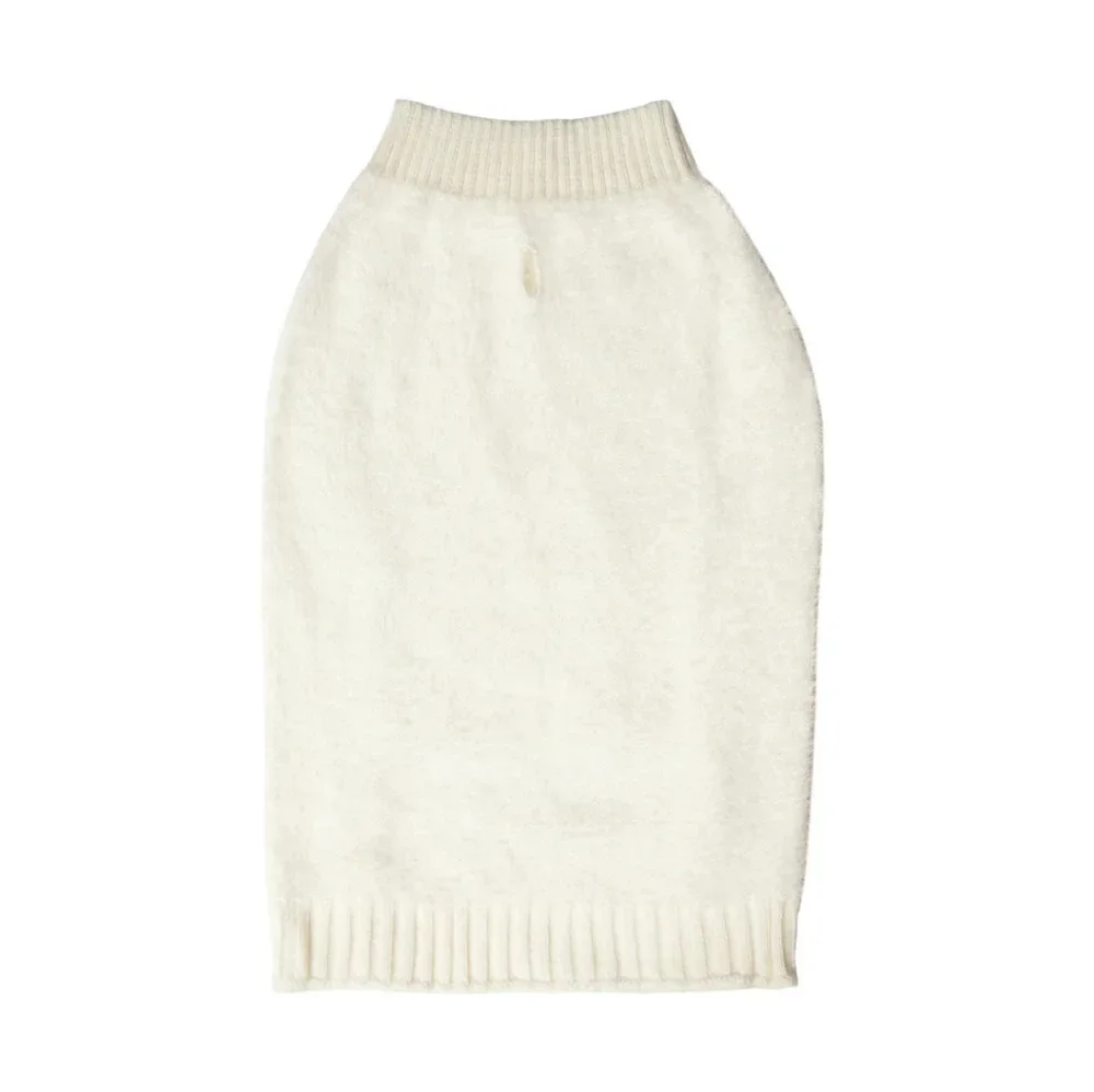 Dog Sweater White Holiday 20-50lbs Size Medium 17